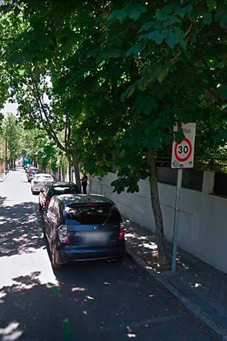 Un tramo de la calle Rodríguez Marín de Madrid