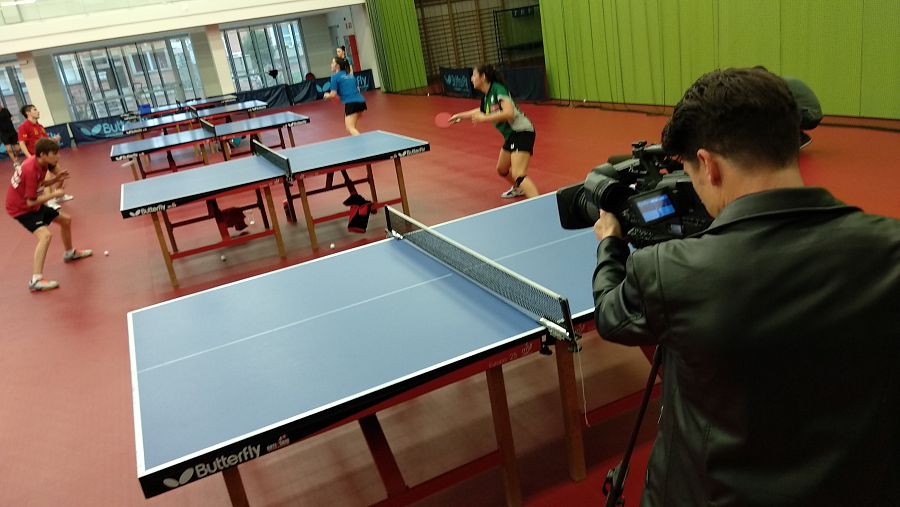 imatge d'una taula de ping pong del CAR Sant Cugat del Vallès