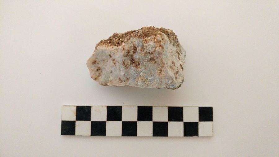 Piedra hallada en la boca del 'niño vampiro'
