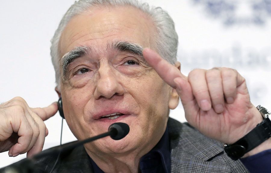 Martin Scorsese, durante el encuentro con los medios de comunicación en Oviedo.