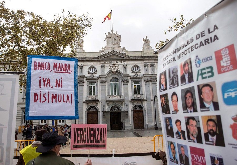 Protestas ciudadanas ante el Tribunal Supremo