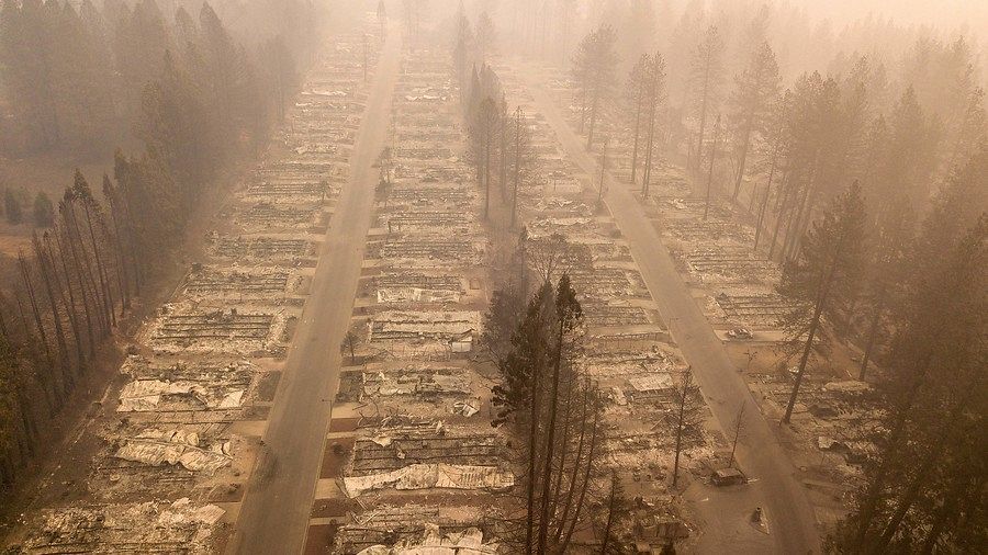 Devastación por los incendios en California
