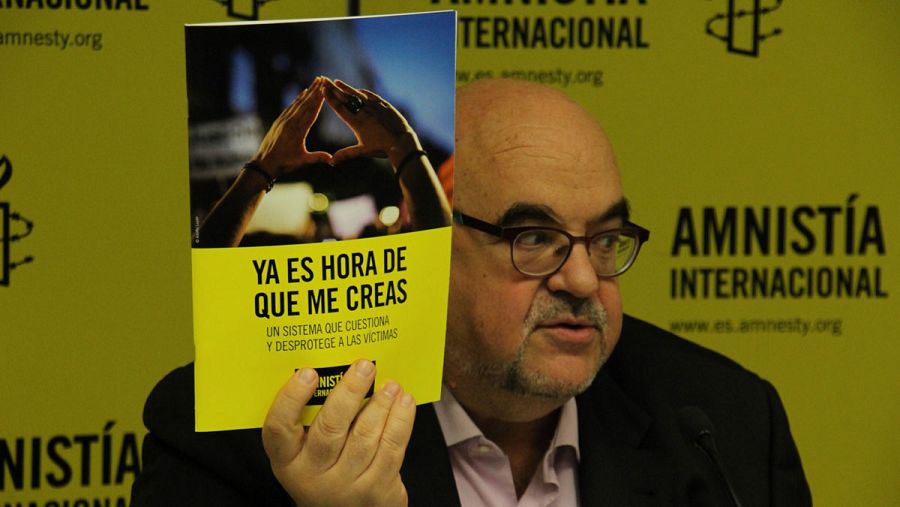 Esteban Beltran presenta el informe de Amnistía Internacional 
