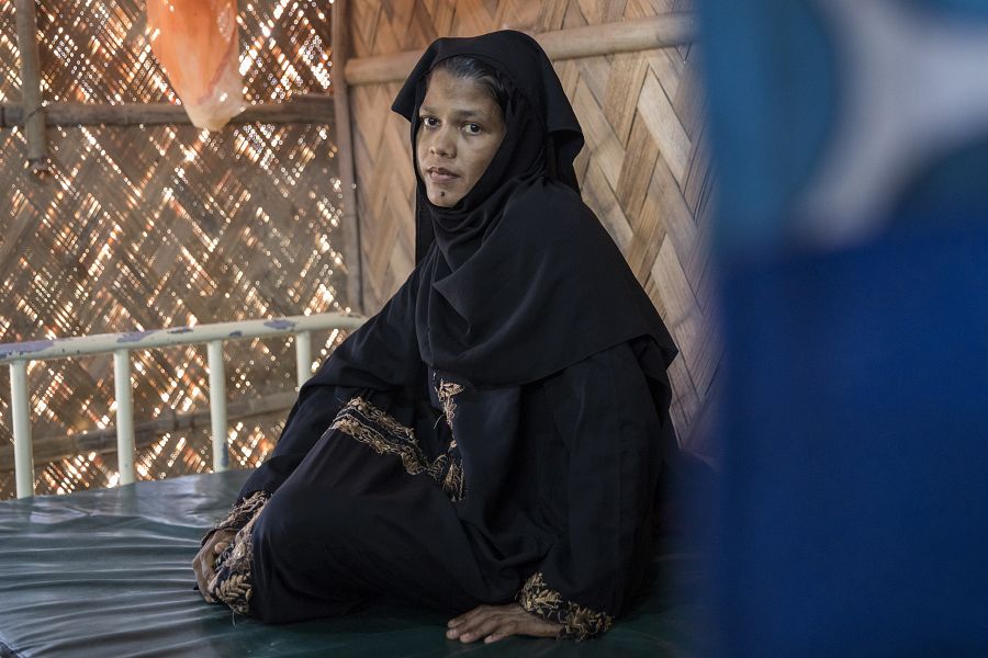 Sunchida, de 27 años, casada y sin hijos, ha sufrido varios abortos y complicaciones por no haber recibido tratamiento médico especializado en Myanmar