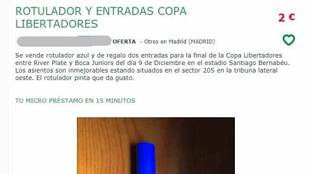 Vendo boli y regalo entrada, una fórmula utilizada para camuflar la reventa