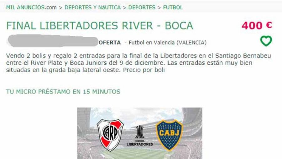 Ya se pueden encontrar entradas para el River-Boca en la reventa
