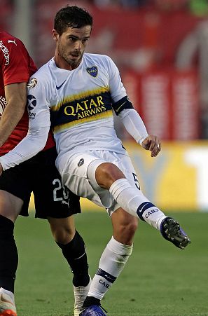 El centrocampista de Boca Juniors Fernando Gago, en un partido reciente.