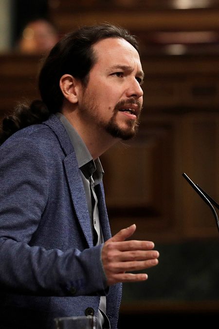 El líder de Podemos, Pablo Iglesias