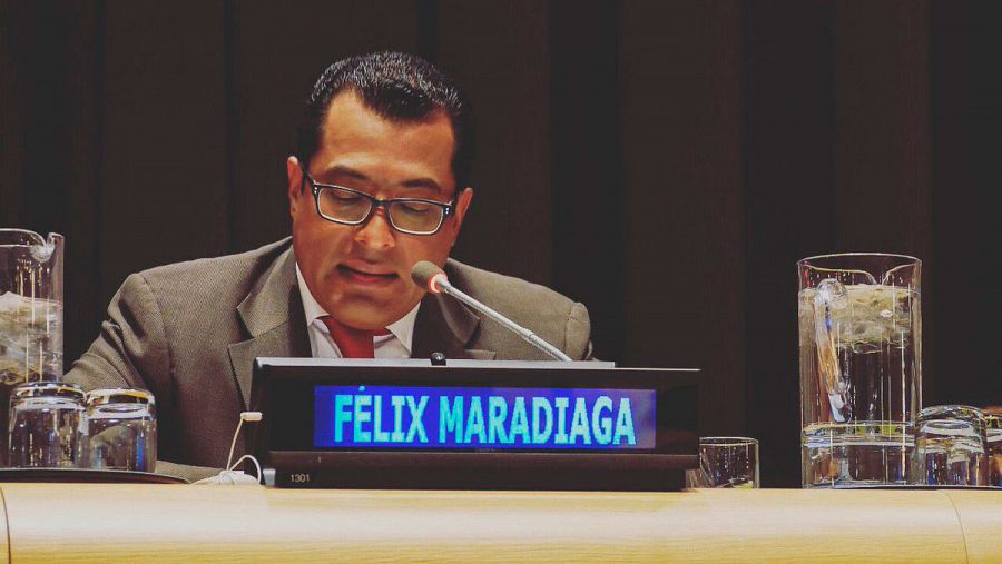 Félix Maradiaga ha denunciado el régimen de Daniel Ortega en la ONU