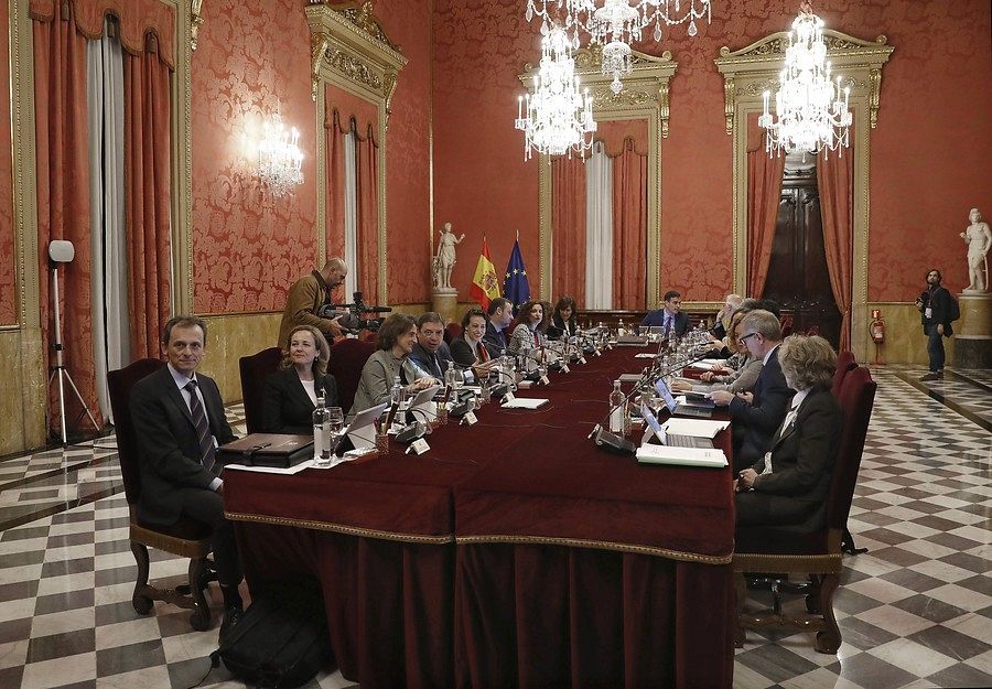 Consejo de Ministros reunido en Barcelona