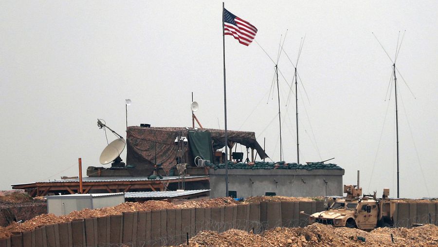 Puesto de las tropas de EE.UU. a las afueras de Manbij, en Siria. Foto: Delil souleiman / AFP