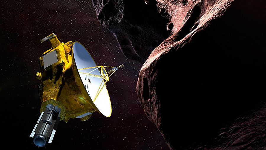 Recreación del encuentro de la sonda New Horizons con el objeto celeste Ultima Thule