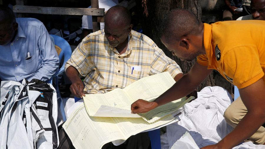Recuento electoral en la República Democrática del Congo