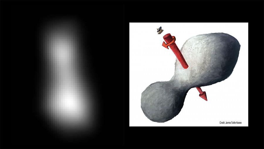 Primera imagen de Ultima Thule, el asteroide que sobrevuela la sonda New Horizons