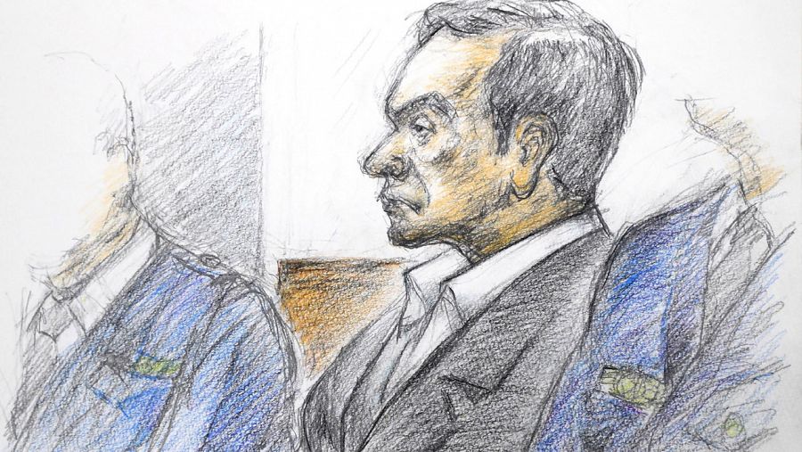 Carlos Ghosn rechaza las acusaciones al comparecer por primera vez ante un juez