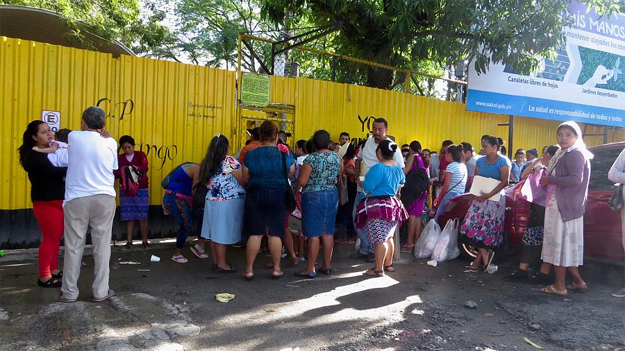 Cárcel de Ilopango, en El Salvador, a primera hora de la mañana