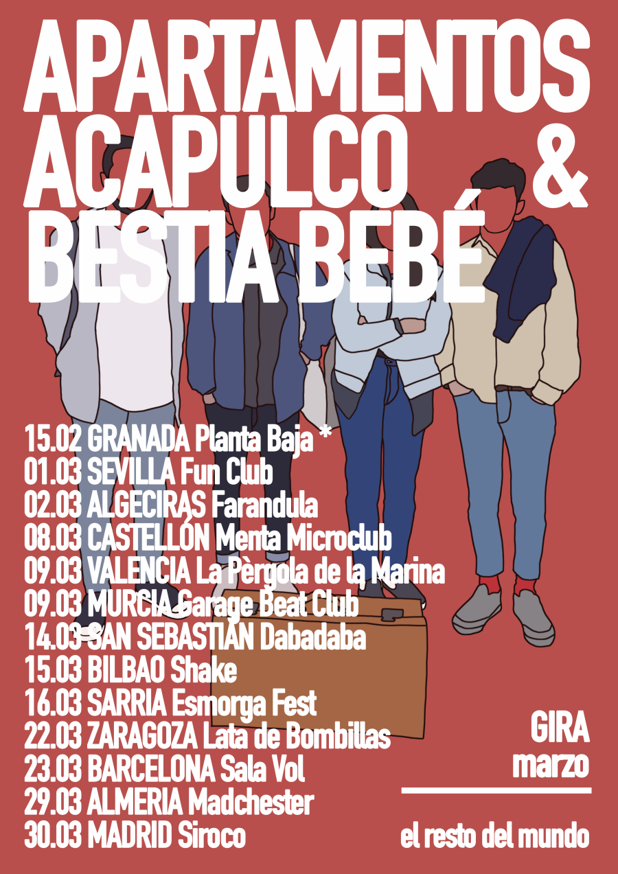 apartamentos acapulco gira conciertos 2019