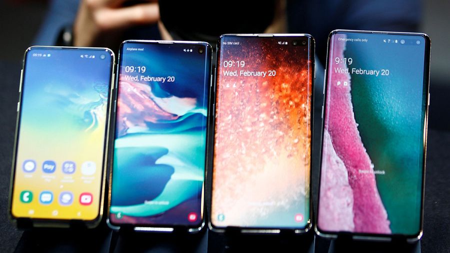Los nuevos Galaxy S10 presentados por Samsung: S10e, S10, S10+ y S10 5G.