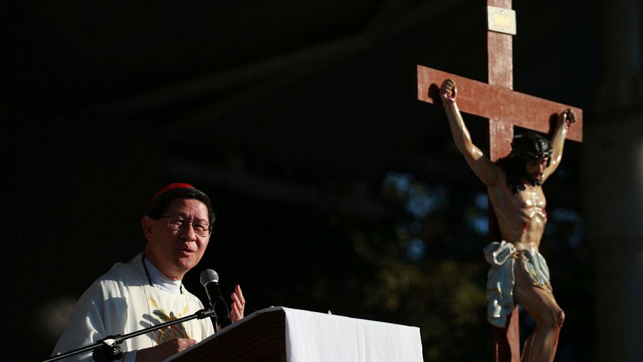 Luis Antonio Tagle, cardenal arzobispo de Manila y presidente de Caritas Internationalis