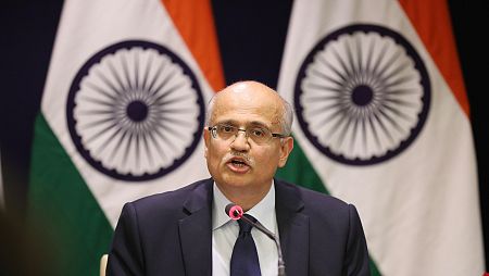 El secretario de Exteriores de la India, VijayKeshav Gokhale