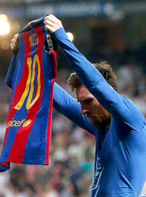 Messi en el Bernabéu