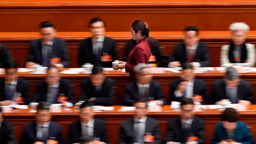 Los casi 3.000 miembros de la Asamblea Nacional Popular (ANP) han llenado este martes el majestuoso Palacio del Pueblo para dar comienzo a su sesión anual