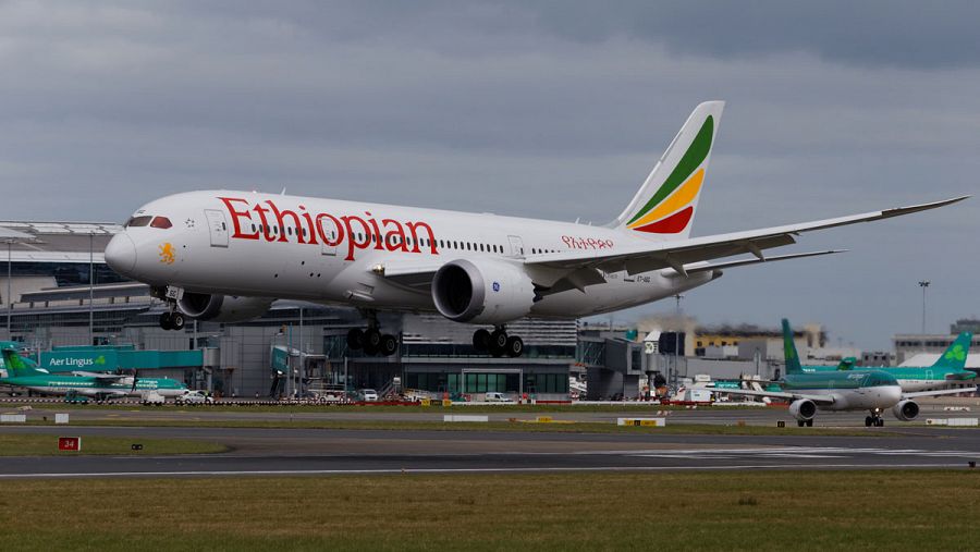 Un avión de Ethiopian Airlines en una imagen de archivo