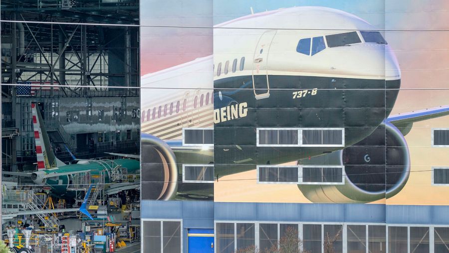 Factoría de Boeing, en la que se produce el 737 Max, situada en Renton (Washington).