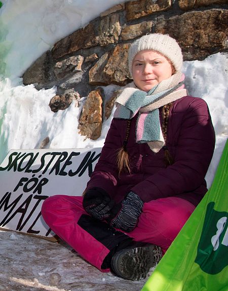 Imagen de archivo de la activista Greta Thunberg.