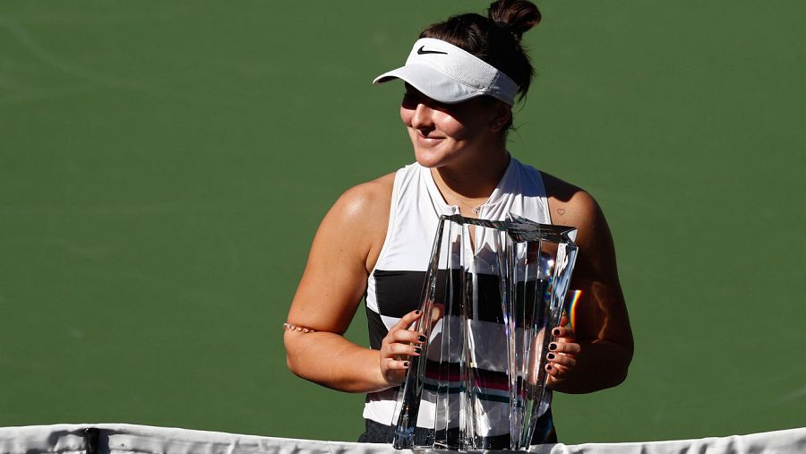 Bianca Andreescu, ganadora de Indian Wells