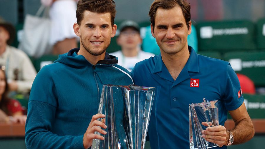 Thiem y Federer