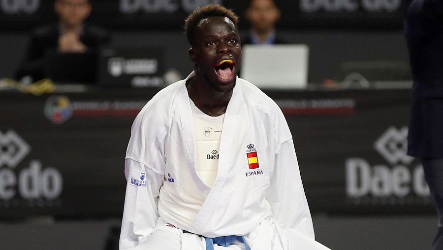 Babacar Seck, medalla de bronce en el Mundial de Madrid 2018