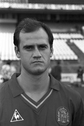 Fernando Gómez Colomer, en un partido con la selección.