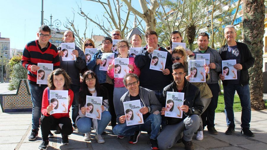 Personas con discapacidad intelectual reivindican el derecho al voto de todo su colectivo en la campaña 