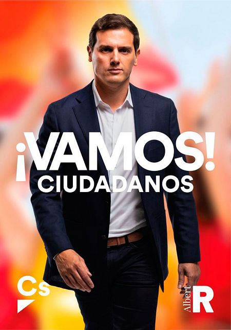 Cartel electoral de Ciudadanos para las elecciones generales de 2019