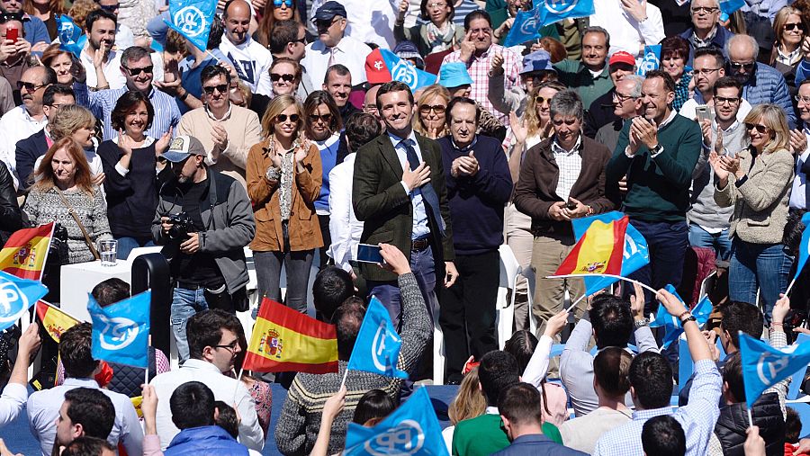 Pablo Casado, en Valladolid