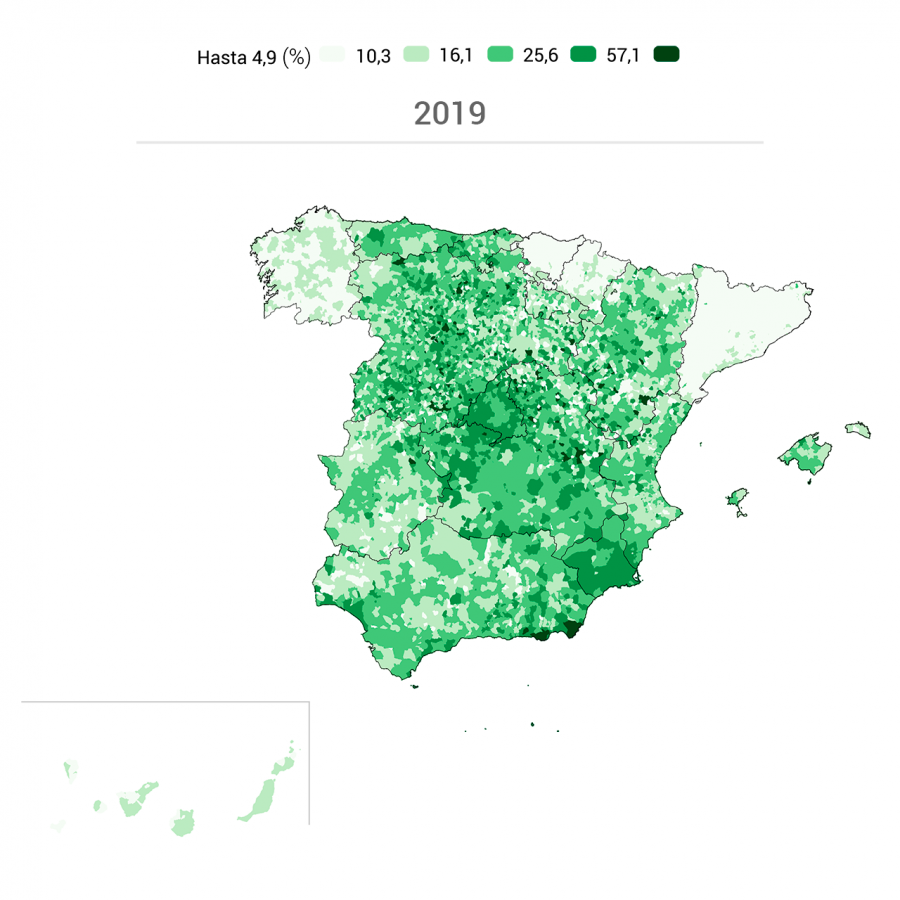 Elecciones Generales 2019 El Mapa Electoral De Vox Su Discurso No Logra Penetrar En Cataluna Euskadi Navarra Galicia Y Canarias Rtve Es