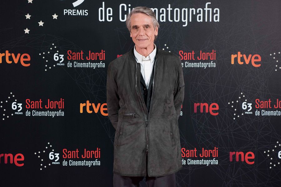 Jeremy Irons en la entrega de premios