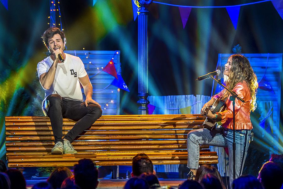 Miki y Sofía Ellar en el concierto 'Miki y amigos'