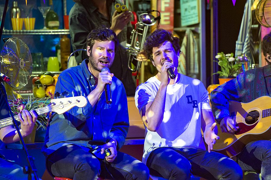 Miki y Taburete en el concierto 'Miki y amigos'