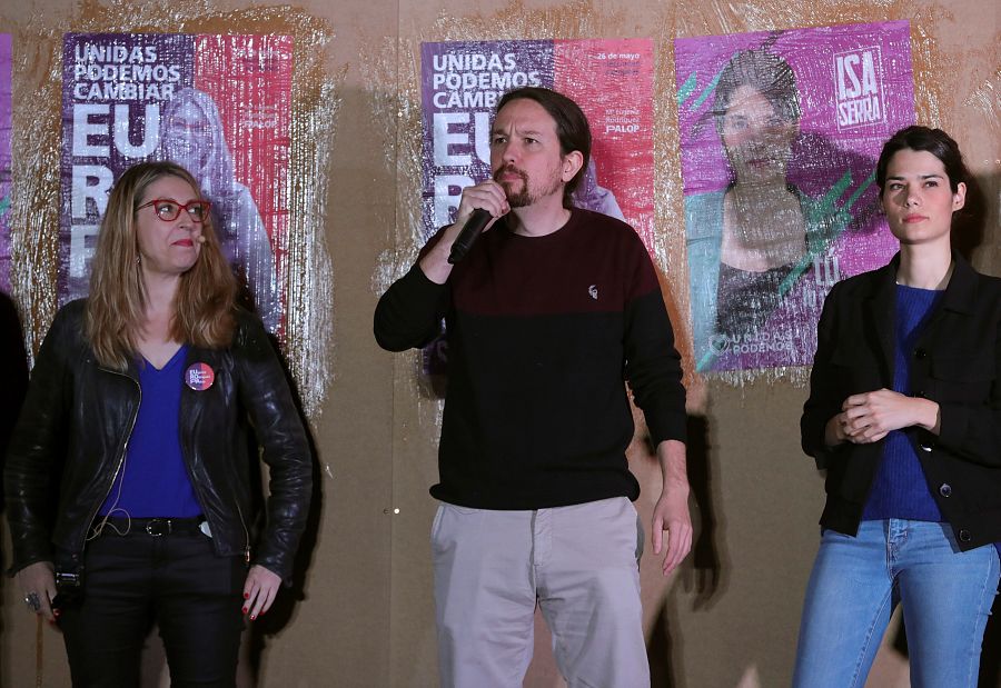 Inicio de campaña de Unidas Podemos en Leganés, Madrid