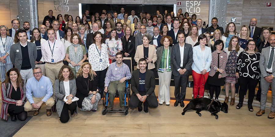 Foto de familia de la Fundación Inocente