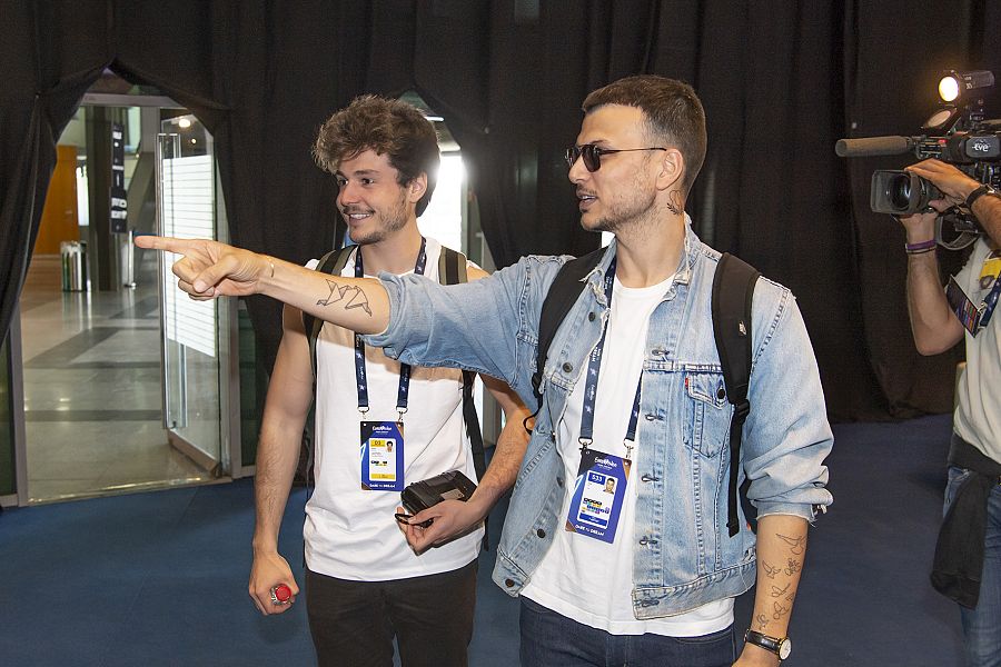 Miki, poco antes de su primer ensayo