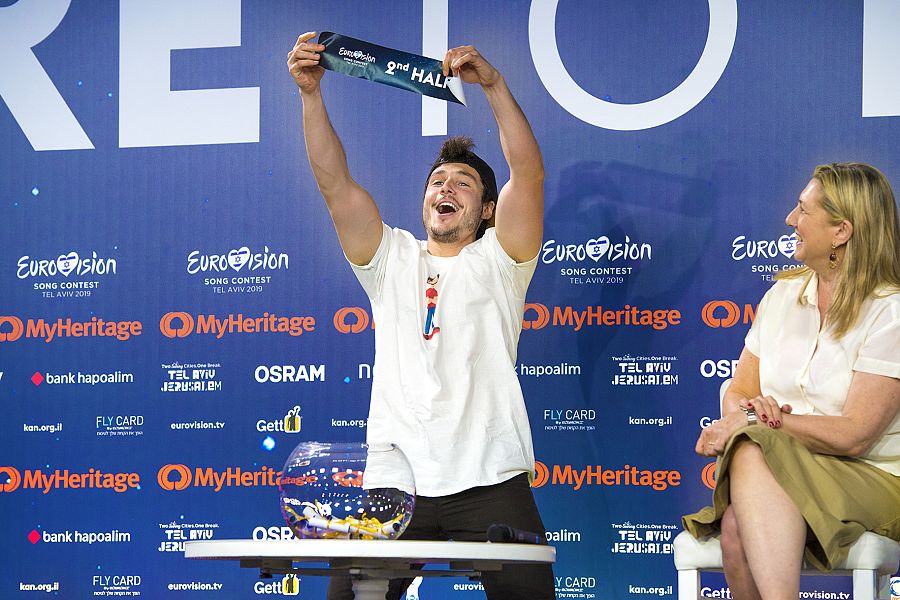 Miki, exultante al conocer que cantará en la segunda mitad de la final de Eurovisión