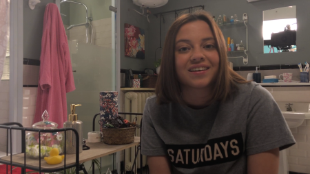 Greta, una de les protagonistes de la sèrie 'Bany compartit'