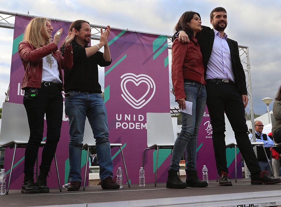 Mitin de Podemos en Alcorcón
