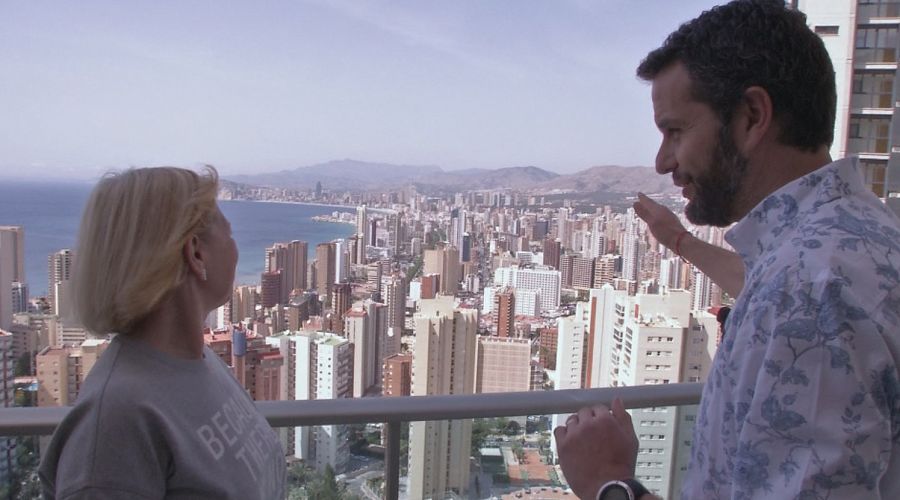 Vistas desde la torre más alta de Benidorm