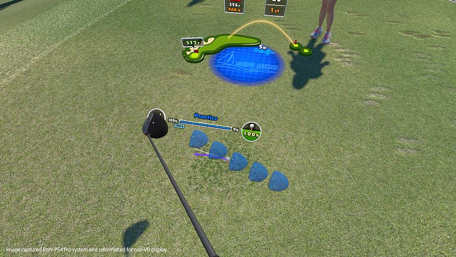 El juego traslada muy bien la sensación de manejar un palo de golf
