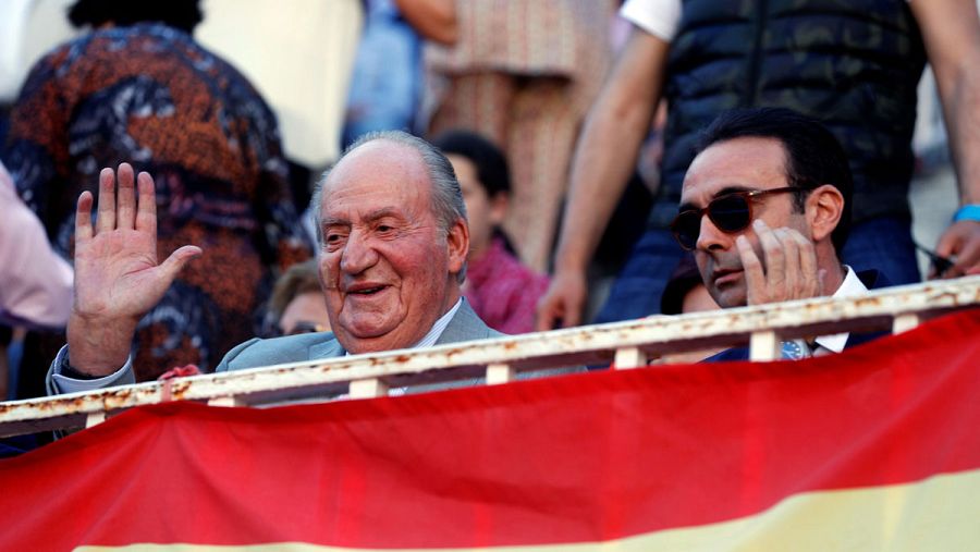 El rey emérito Juan Carlos asiste a la Feria de San Isidro en la Monumental de Las Ventas