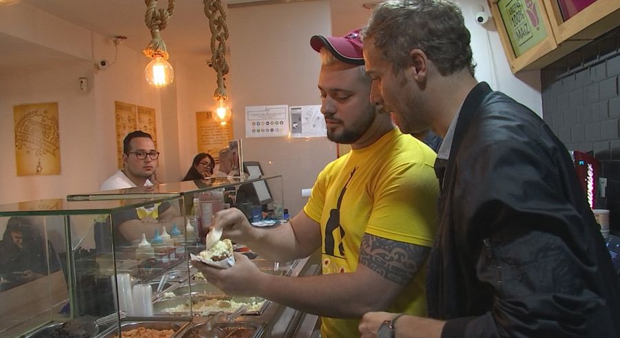 Arepas venezolanas, en pleno centro de Madrid